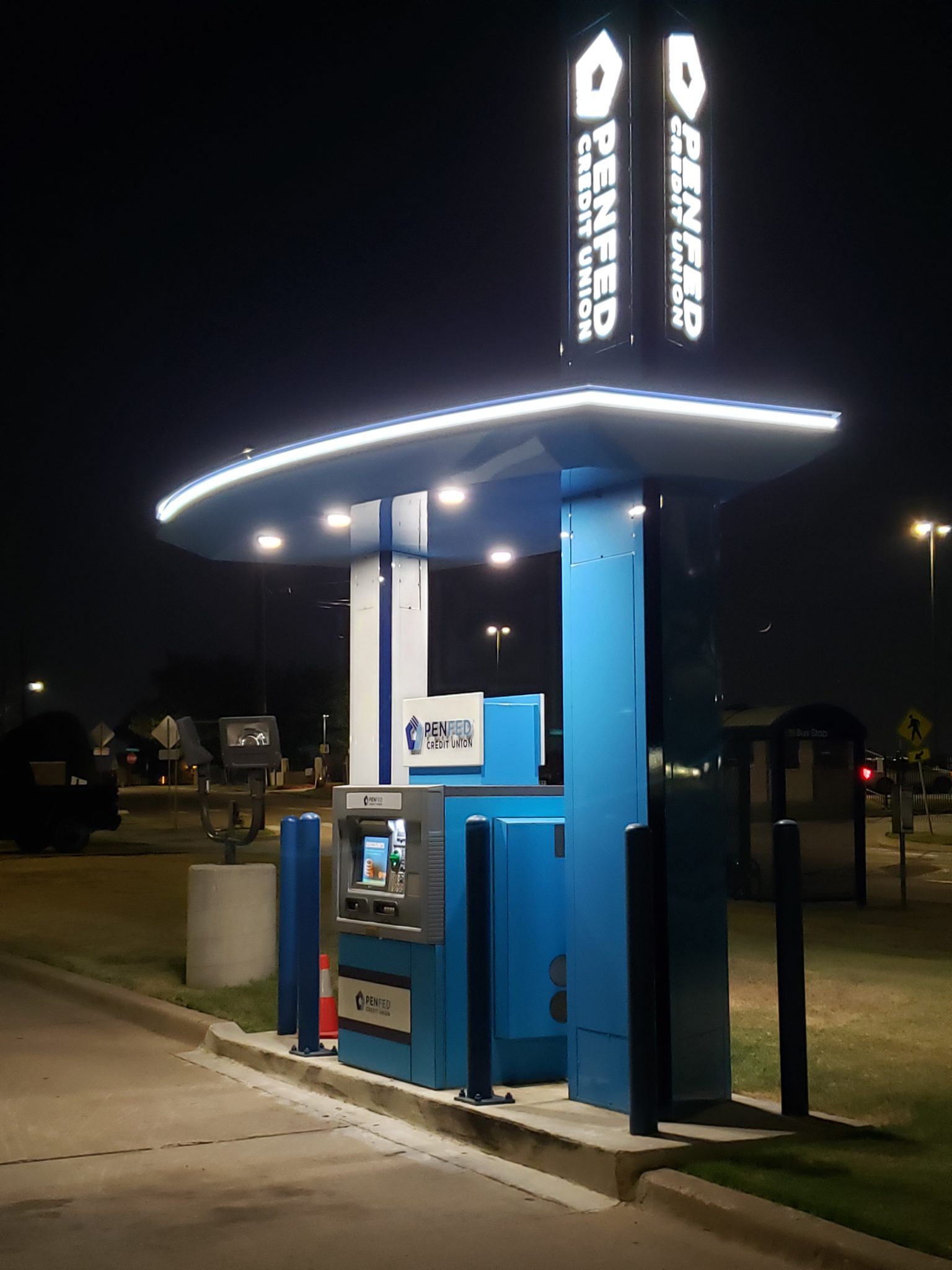 Custom Two Column Canopy – The World Leader in ATM Kiosks